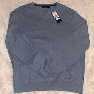 Nautica V-Neck Sweater in Light Blue